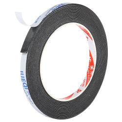 Sello de puerta autoadhesivo de 5M, cinta de espuma de sellado de un solo lado, cinta aislante de 5/8mm de ancho para muebles de puertas y ventanas