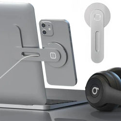 Soporte magnético para teléfono portátil, Monitor de ordenador, teléfono móvil lateral delgado y plegable para iPhone 14 13 12 Series, funda y todos los teléfonos, 2025