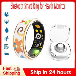 Anillo Inteligente R18 2026 con Esmaltes de Colores para Mujer, Anillo de Dedo de Acero Inoxidable, Resistente al Agua IP68, Monitor de Actividad Física