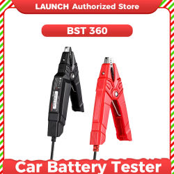 LAUNCH X431 BST360 Analizador de Baterías de Coche con Clip, Medidor de Voltaje de 12V, Escáner Automotriz para X431 PROS V Bluetooth