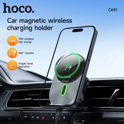Hoco-cargador inalámbrico magnético para iPhone, dispositivo de carga rápida de 15W, estilo de negocios, para iPhone 13, 12 Pro Max