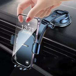 Soporte Universal para Teléfono Móvil en el Tablero del Automóvil, Soporte para Teléfono Celular para Navegación GPS, Soporte Colgante para Parabrisas