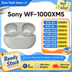 SONY-auriculares inalámbricos WF-1000XM5, cascos con Bluetooth, cancelación de ruido, batería de hasta 24 horas de duración, Conexión multipunto