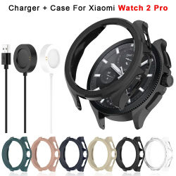 Funda protectora + cargador para Xiaomi Watch 2 Pro, accesorios para reloj inteligente, fundas protectoras para Xiaomi Watch 2Pro, carga