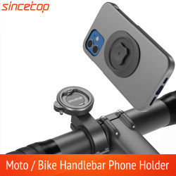 Soporte para teléfono para bicicleta, soporte para teléfono para manillar de motocicleta, bloqueo y liberación rápidos para bicicleta de montaña/carretera/MTB/Scooter/soporte para teléfono eléctrico