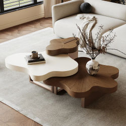 Mesa De centro única Vintage, mesa De centro artística clásica De belleza elegante, muebles estéticos adornados para el hogar
