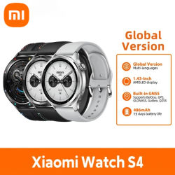 Xiaomi Watch S4 versión Global pantalla AMOLED de 1,43 pulgadas NFC llamadas Bluetooth más de 150 modos deportivos GNSS 486mAh batería Mi Smartwatch