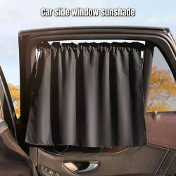 Parasol para Ventana de Coche con Ventosas, Protección UV, Aislamiento Térmico, Cortina de Privacidad para Niños y Bebés