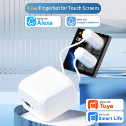 Interruptor táctil inalámbrico BLE, robot Fingerbot, pantallas táctiles compatibles con Tuya Smart Life Remoter, Alexa, Google Home, asistente de voz