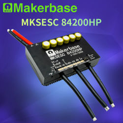 Makerbase VESC 84200HP 84V 200A de alta corriente con PCB de aluminio basado en VESC para Robot de lucha de lámina electrónica, tabla de surf, Robot AGV