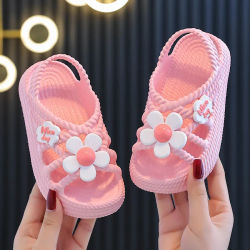 Nuevas Pantuflas Infantiles de Verano para Niñas y Niños, Antideslizantes para Baño y Playa, Sandalias de Suela Blanda para Bebés