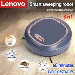Xiaomi-Robot de barrido inteligente, Mini aspiradora silenciosa, fregona de barrido, cepillo, máquina de limpieza inteligente multifunción tres en uno