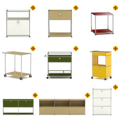 Aparador Modular de Acero Inoxidable, Mueble de Almacenamiento Metálico con Marco Cromado y Rótulas, Soporte de TV Personalizable para Esquina