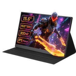 SOYO-Monitor portátil de 15,6 pulgadas, pantalla externa FHD con gama de colores sRGB, pantalla de oficina para juegos, para ordenador portátil, Xbox y teléfono