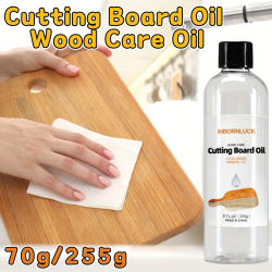 Planchas de corte de aceite Mineral de calidad alimentaria, acondicionador y protector de madera Natural, muebles de madera de bambú, vajilla, tablas de corte