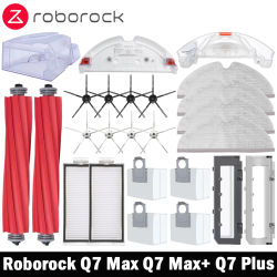 Roborock Q7 Max / Q7 Max + / Q7 Plus / T8 filtro Hepa Robot repuestos de aspiradora Cepillo Lateral principal paño de mopa bolsa de polvo