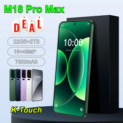 Teléfono Inteligente K-Touch 5G para M18 Pro Max, Teléfonos Móviles Inteligentes con Pantalla Completa HD de 7.3 Pulgadas, Teléfono Celular Económico con Android, 22G+2TB, Desbloqueado, Batería de
