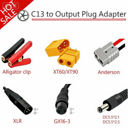 Adaptador de enchufe de salida del cargador