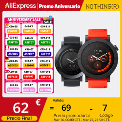 Versión global CMF Watch 3 Pro Smartwatch 1,43 pulgadas AMOLED hasta 13 días Batería GPS dual Llamadas Bluetooth con reducción de ruido