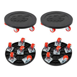 Juego de herramientas elevadoras de transporte de muebles profesional, 4 Uds., 360 ° Juego de herramientas manuales móviles de cosas giratorias para mover muebles