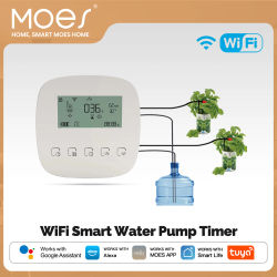 Máquina de Riego Inteligente WiFi Tuya, Sistema de Riego por Microgoteo Automático, Controlador de Plantas, Herramienta de Riego, Compatible con Alexa y Google