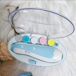 Cortauñas Eléctrico Anti-Pellizcos para Bebés Recién Nacidos, Cortador de Uñas para Bebés, Recortador de Uñas para Bebés