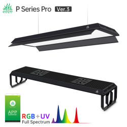 Semana Aqua P Series Pro Ver. 3 Panel LED de espectro completo acuático con luz de crecimiento de plantas de acuario mejorado más nuevo