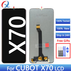 Pantalla lcd para teléfono móvil, montaje de digitalizador de repuesto para Cubot X70, X70