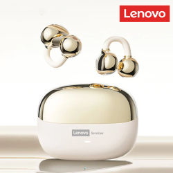 Auriculares Lenovo LE302 OWS con clip para la oreja, inalámbricos, Bluetooth 6.0, auriculares con control táctil para llamadas HD, auriculares para juegos de baja latencia