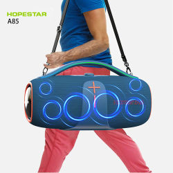 Fábrica HOPESTAR A85 exterior de alta potencia 400W inalámbrico Bluetooth altavoz portátil impermeable IPX6 TWS fiesta Karaoke RGB AUX