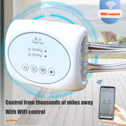 Controlador de riego de jardín inteligente WiFi, Kit de sistema de riego por goteo automático para plantas, Control de teléfono móvil, dispositivo temporizador de riego