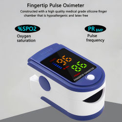 Oxímetro de pulso para la yema del dedo, Monitor SpO2, Monitor de saturación de oxígeno, dispositivo de medición de frecuencia de pulso, monitor de ritmo cardíaco