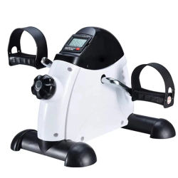 Mini Bicicleta de Pedales para Debajo del Escritorio con Monitor LCD, Máquina de Ejercicio Estacionaria Portátil para Debajo de la Mesa, Equipo de Ejercicio Silencioso para el Hogar, para Mujeres