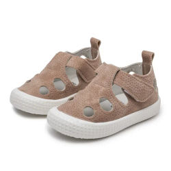 Sandalias transpirables para bebés, zapatos de playa para niños pequeños, medianos, huecos, suaves, primavera y verano