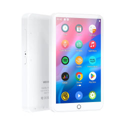 Reproductor MP3 MECHEN Android 9.0 con Bluetooth y WiFi, Reproductor MP3 MP4 con Spotify, Audible, Pandora, Hasta 512 GB (Blanco)