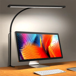 Lámpara de pantalla LED, barra de luz para monitor, lámpara de escritorio USB regulable sin escalones para oficina, estudio, lectura e iluminación