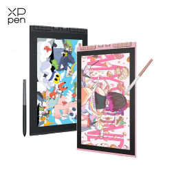 XPPen Artist 12 (Gen 3) Pantalla de Dibujo con Lápiz Inteligente X4, 2 Dialles, 8 Teclas, 1 Soporte, Tableta Gráfica Portátil, Monitor con 99% SRGB