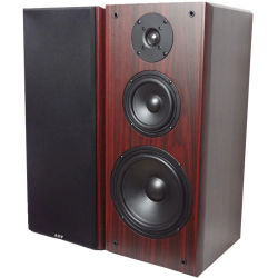 Altavoz de alta fidelidad para estantería, altavoz frontal pasivo de madera, 80W, 8 pulgadas, 8Ohm, alta frecuencia media y baja de tres vías