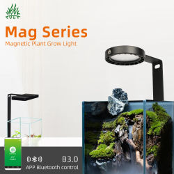Luz de cultivo magnética USB Week Aqua para plantas, luz LED de espectro completo para micropaisajes ecológicos, luz para nanoacuarios