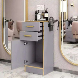 Carro de herramientas de madera, carro de peluquería, herramientas, gabinete de barbería, muebles de Spa multifuncionales, suministros de salón de belleza, carro