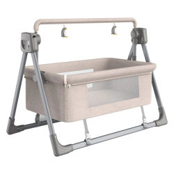 Cuna Eléctrica Multifuncional para Bebés, Cama Mecedora, Silla Mecedora, Dispositivo Inteligente para Calmar a Recién Nacidos, Herramienta para Calmar al Bebé