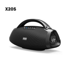 Altavoz Bluetooth W-KING X20S con Correa, 140W RMS, Bajos Potentes, Boombox para Fiestas, IPX7 Impermeable, Altavoz Portátil para Exteriores
