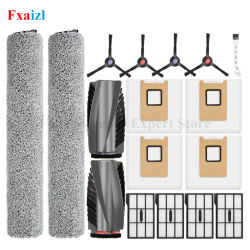 Accesorios para aspiradora (Eufy Omni E25 / E28), rodillo principal, Cepillo Lateral, rodillo, paño de mopa, bolsa de polvo, filtro, cepillo de limpieza