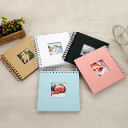 Álbum de fotos de álbum de recortes, libro de recuerdos de papel para viajes, aniversario de boda, regalos de Navidad, recuerdos de Baby Shower