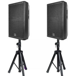Altavoces de rango completo Altavoces profesionales con subwoofer pasivo para iglesia, fiesta de DJ profesional de 12 pulgadas