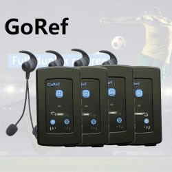 GOREF árbitro de fútbol intercomunicador auriculares 1200M Full Duplex Bluetooth 5,1 interfono para motocicleta comunicador inalámbrico igual que FBIM
