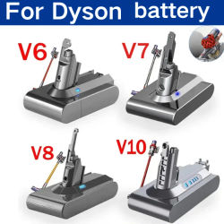 Batería Recargable para Aspiradora Dyson V6 V7 V8 V10 V11 Series SV07 SV09 SV10 SV12 DC62 Absolute Fluffy Animal Pro