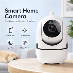 Cámara IP WiFi: Seguimiento Automático para Hogar Inteligente, 1080P, Visión Nocturna Completa, CCTV Inalámbrico, Seguridad para Bebés