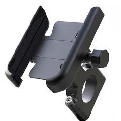 Soporte para teléfono de motocicleta y bicicleta, soporte para GPS, soporte para teléfono móvil, soporte para manillar, soporte ajustable para teléfono de bicicleta, soporte antideslizante para