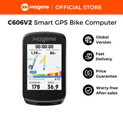 Magene C606 V2 - Ciclocomputador GPS con Pantalla Táctil, WiFi, Velocímetro, Cronómetro, Odómetro, Bluetooth y ANT+
